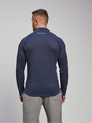 Performance Long Sleeve Quarter Zip - Navy