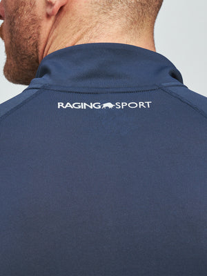 Performance Long Sleeve Quarter Zip - Navy