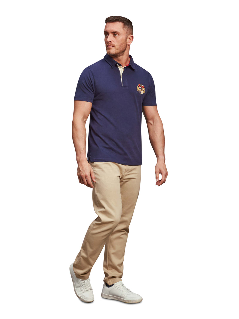 Short Sleeve Classic Rugby - Navy