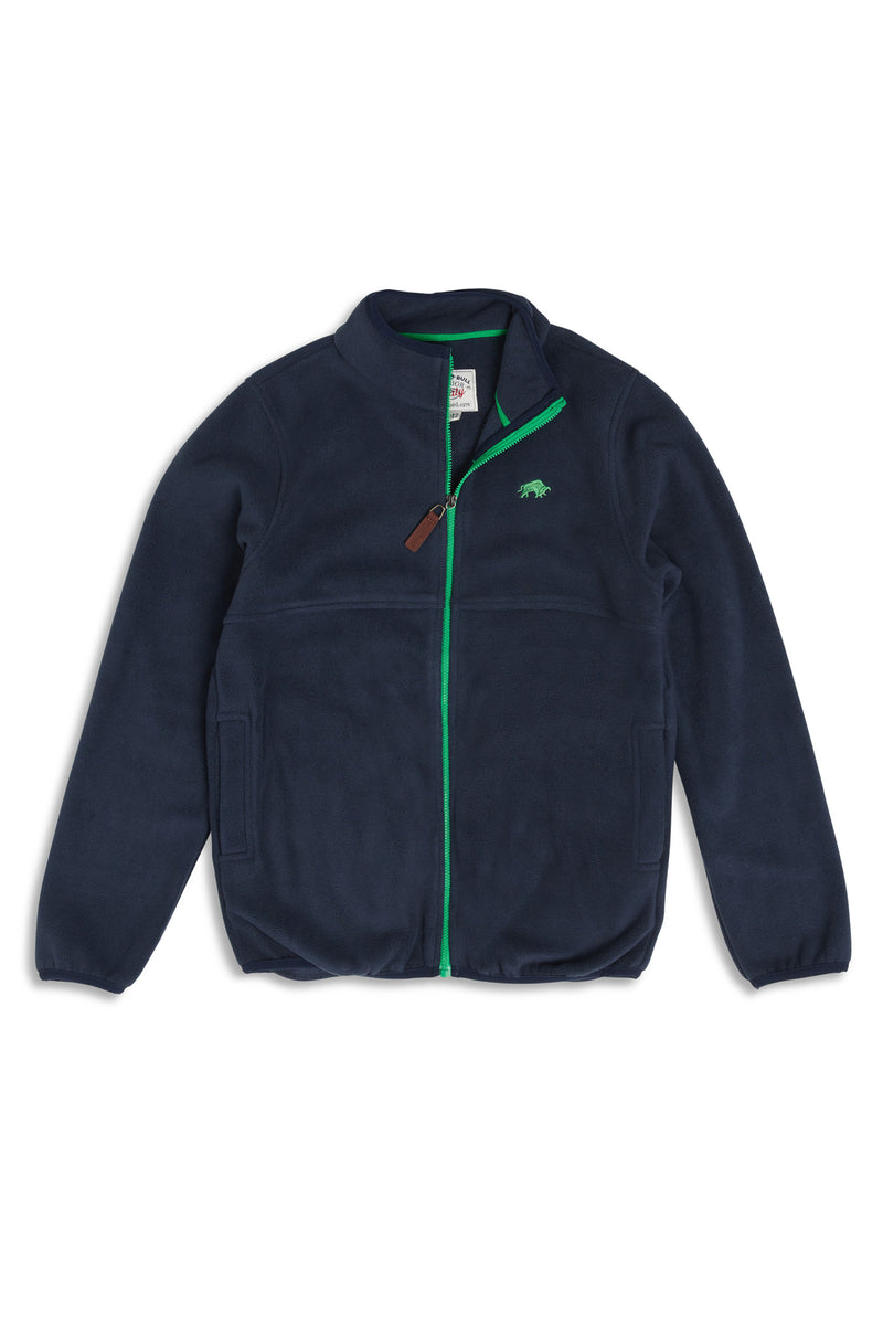 Zip Thru Polar Fleece Navy