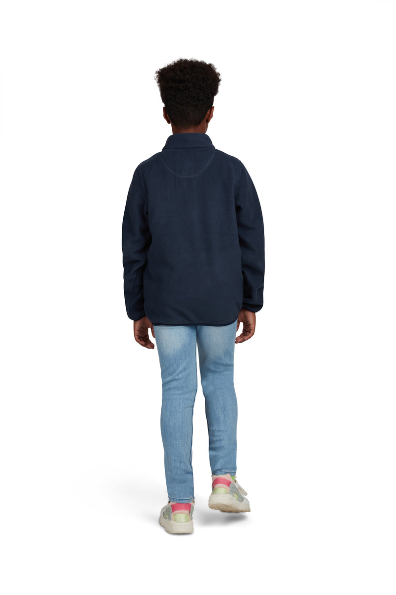 Zip Thru Polar Fleece Navy