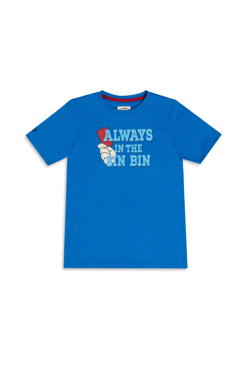 Sin Bin Graphic T-Shirt - Cobalt