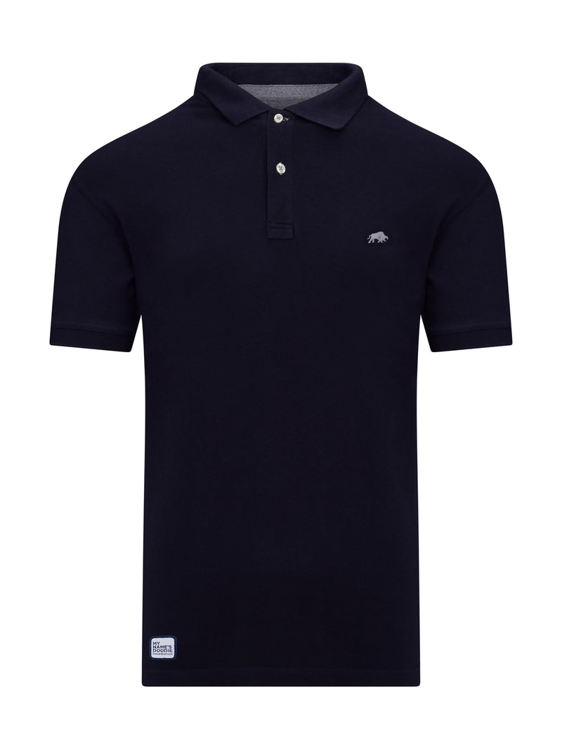 MNDF Classic Organic Polo - Navy