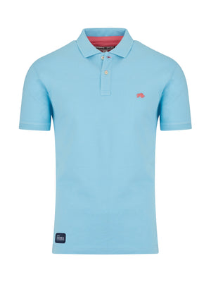 MNDF Classic Organic Polo - Sky Blue