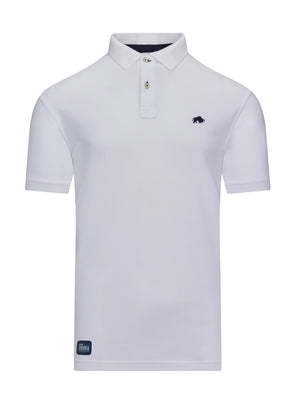 MNDF Classic Organic Polo - White