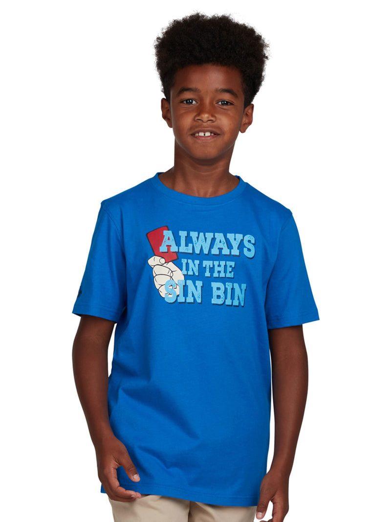 Sin Bin Graphic T-Shirt - Cobalt
