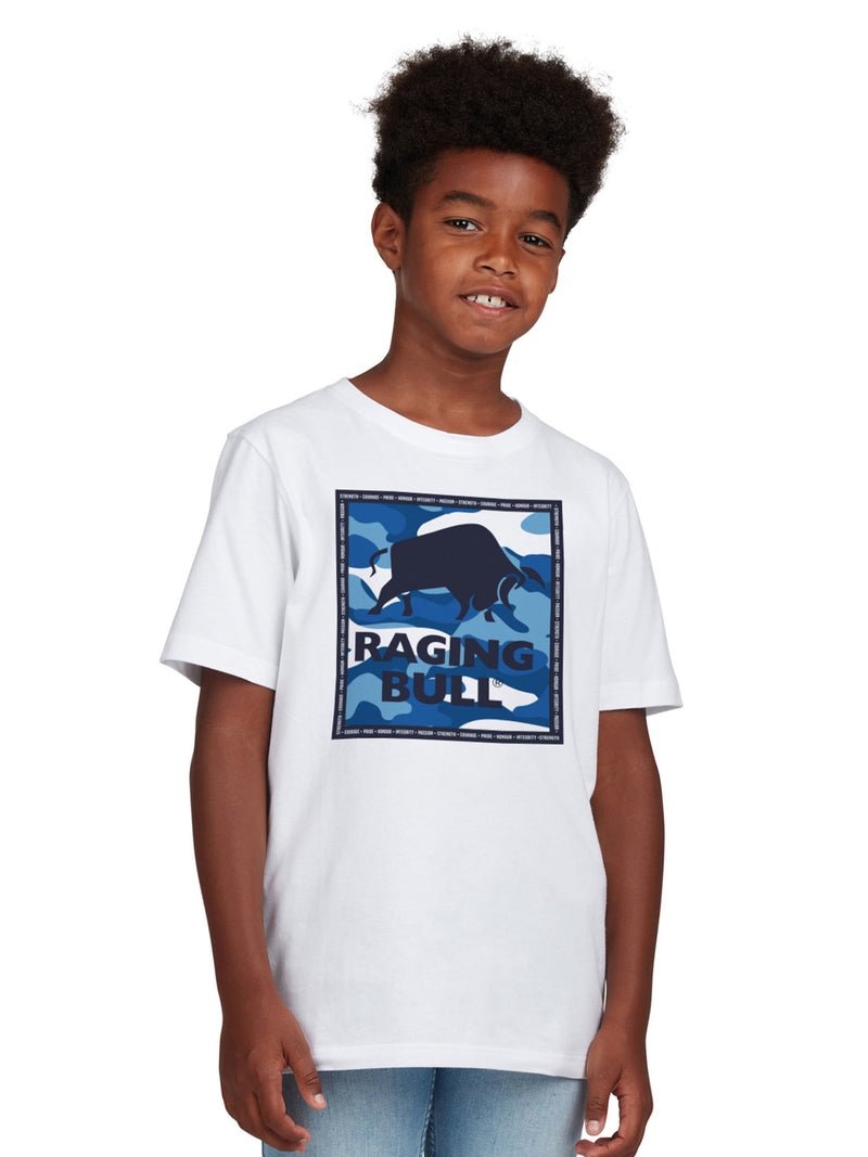 Camo Bull T-Shirt - White
