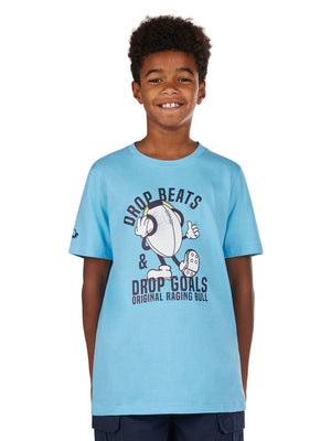 Drop Beats T-Shirt - Sky Blue