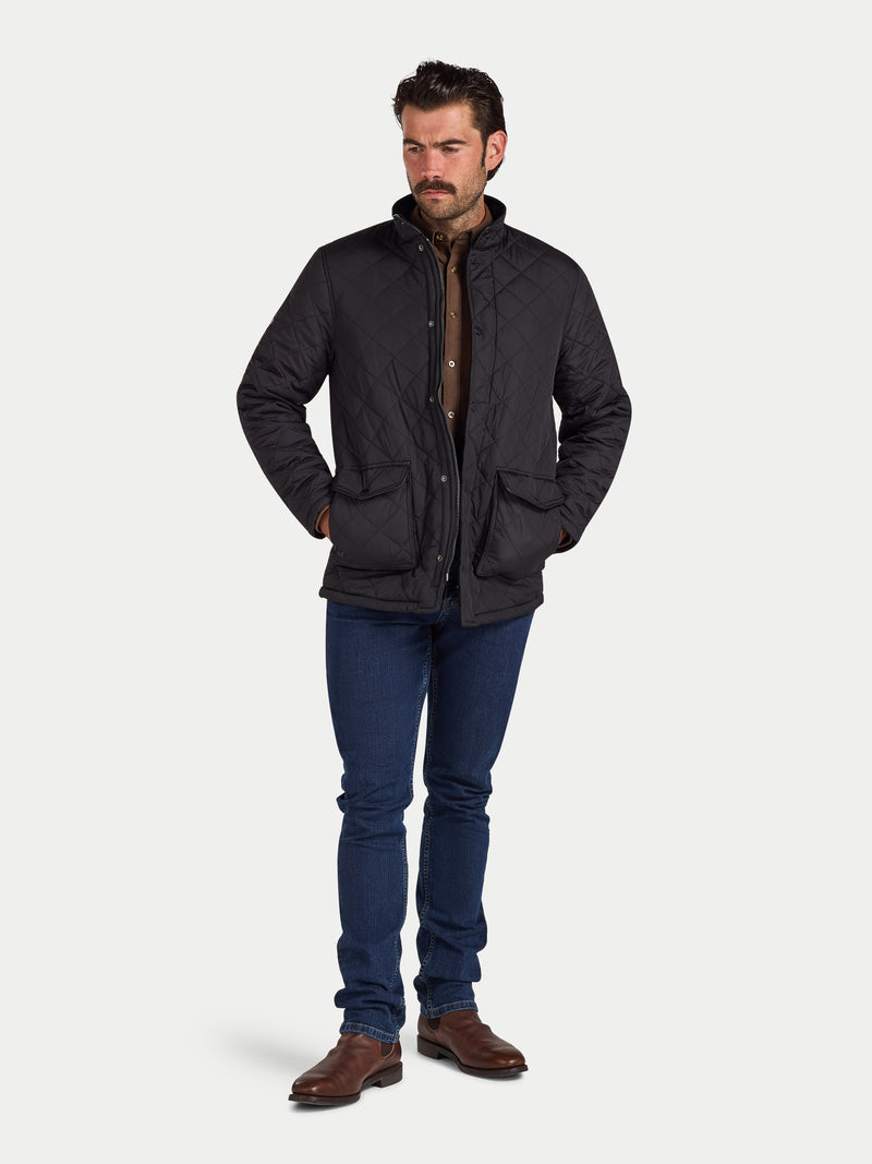 Quilted Jacket - Black