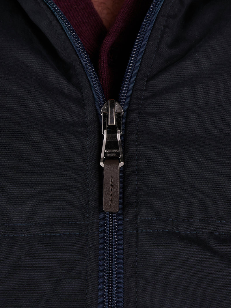 Hooded Puffer Jacket - Black