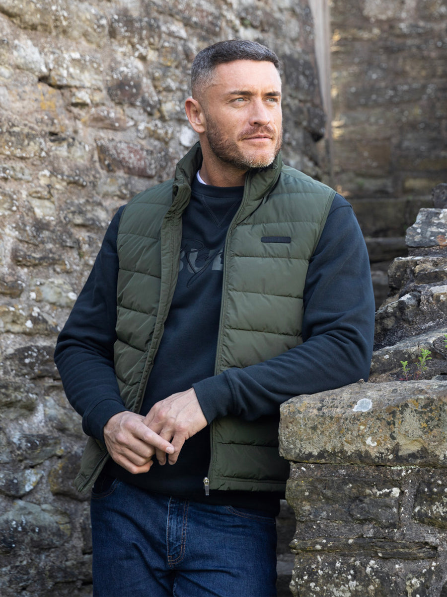 Lightweight Gilet Khaki Raging Bull Clothing