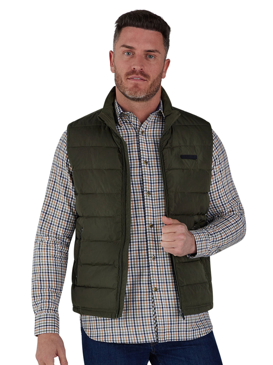 Lightweight Gilet Khaki Raging Bull Clothing