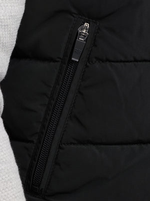 Midweight Quilted Gilet - Black