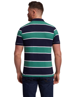 Stripe Polo - Green