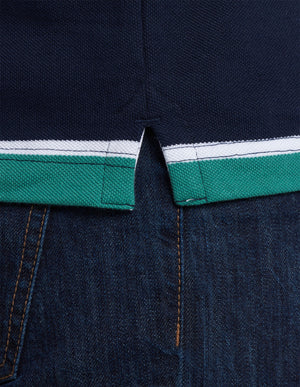 Stripe Polo - Green