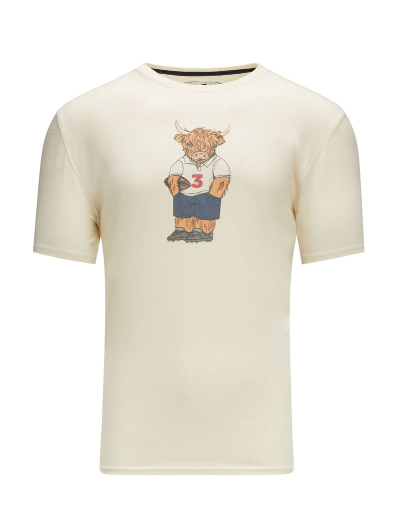 Bull Sketch T-Shirt - Cream