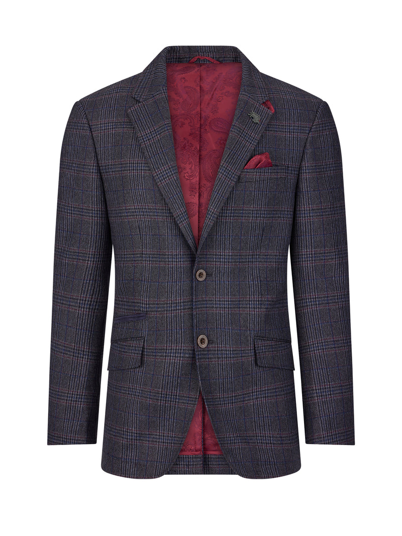 Wool Blazer - Navy
