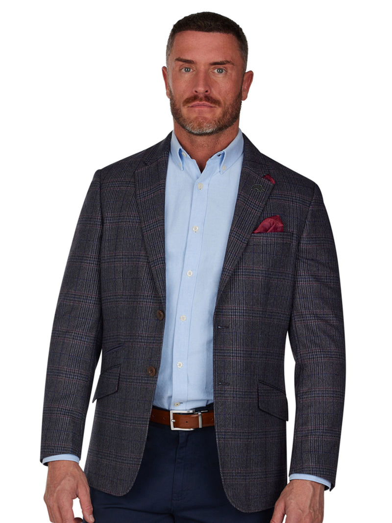 Wool Blazer - Navy