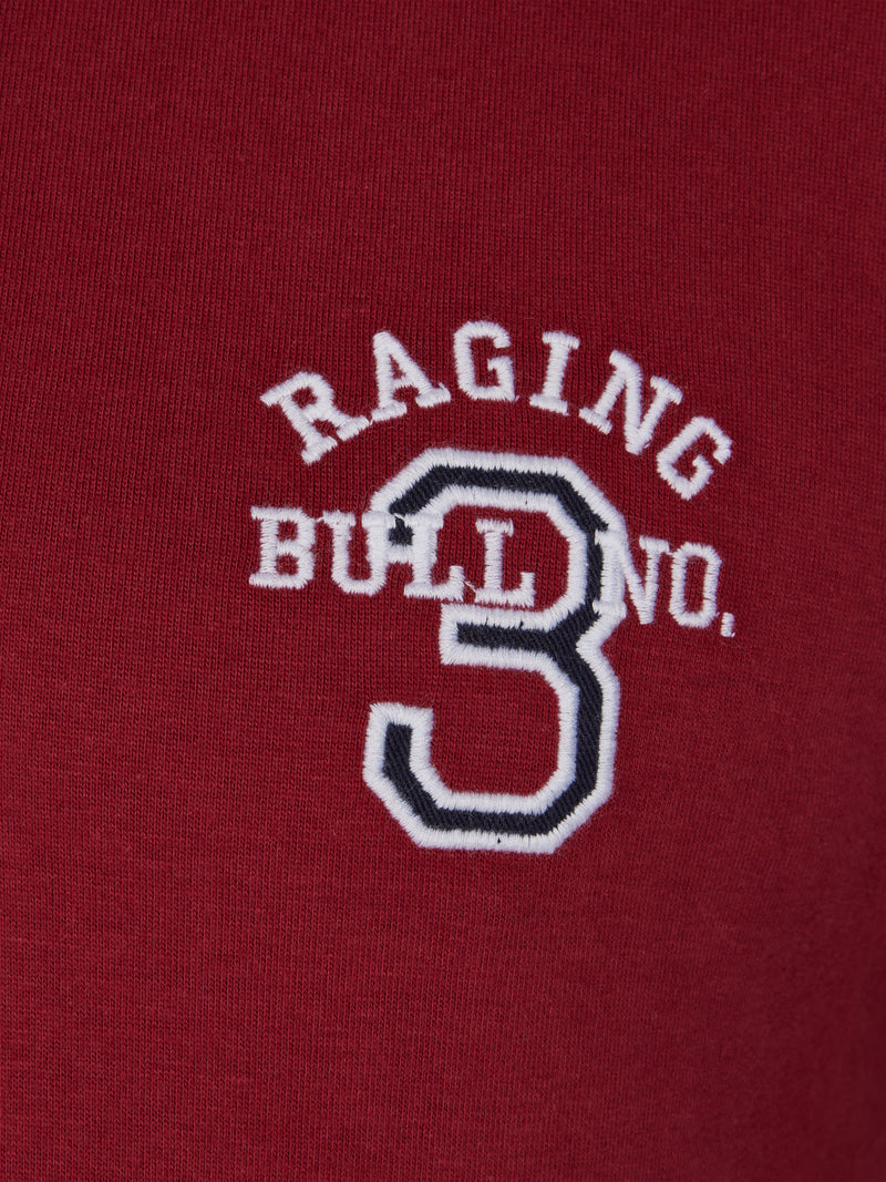 No.3 Jersey Polo - Claret