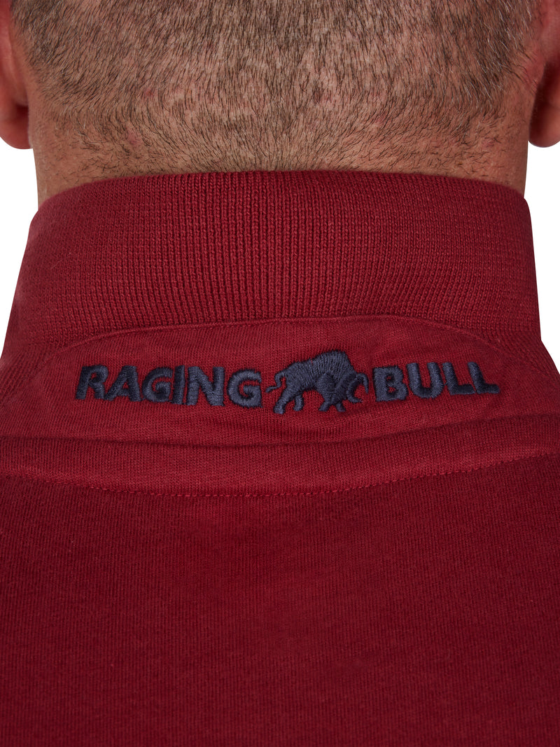 No.3 Jersey Polo - Claret