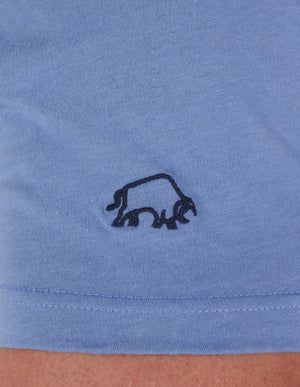 Chambray Bull T-Shirt - Blue