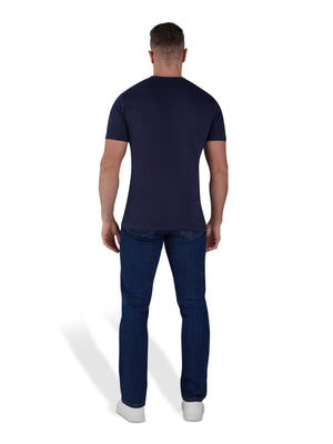 High Build Bull T-Shirt - Navy