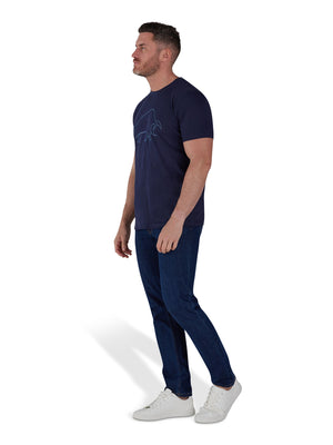 High Build Bull T-Shirt - Navy