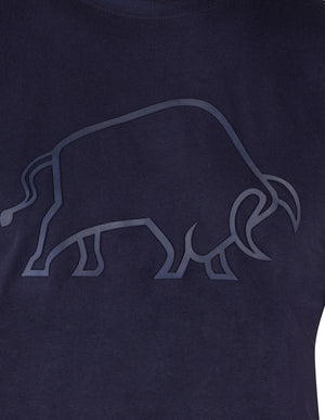 High Build Bull T-Shirt - Navy