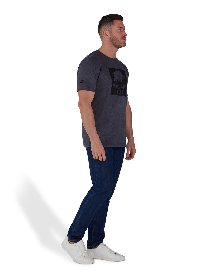 Negative Bull T-Shirt - Charcoal