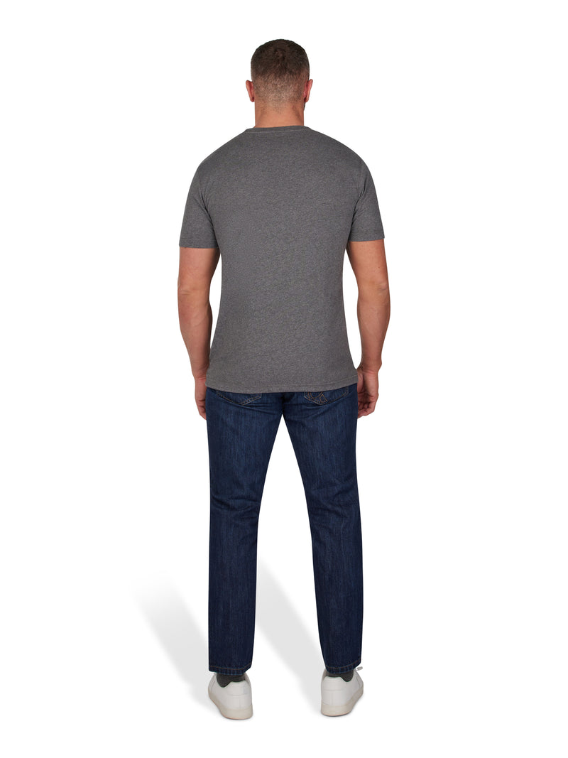 Slash Bull Monochrome T-Shirt - Charcoal