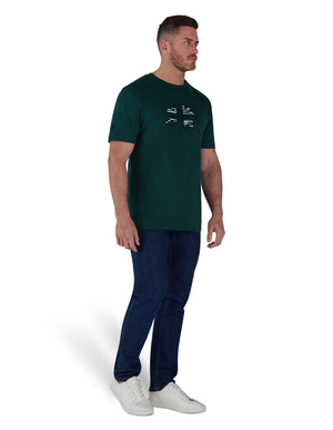 Slash Bull T-Shirt - Forest