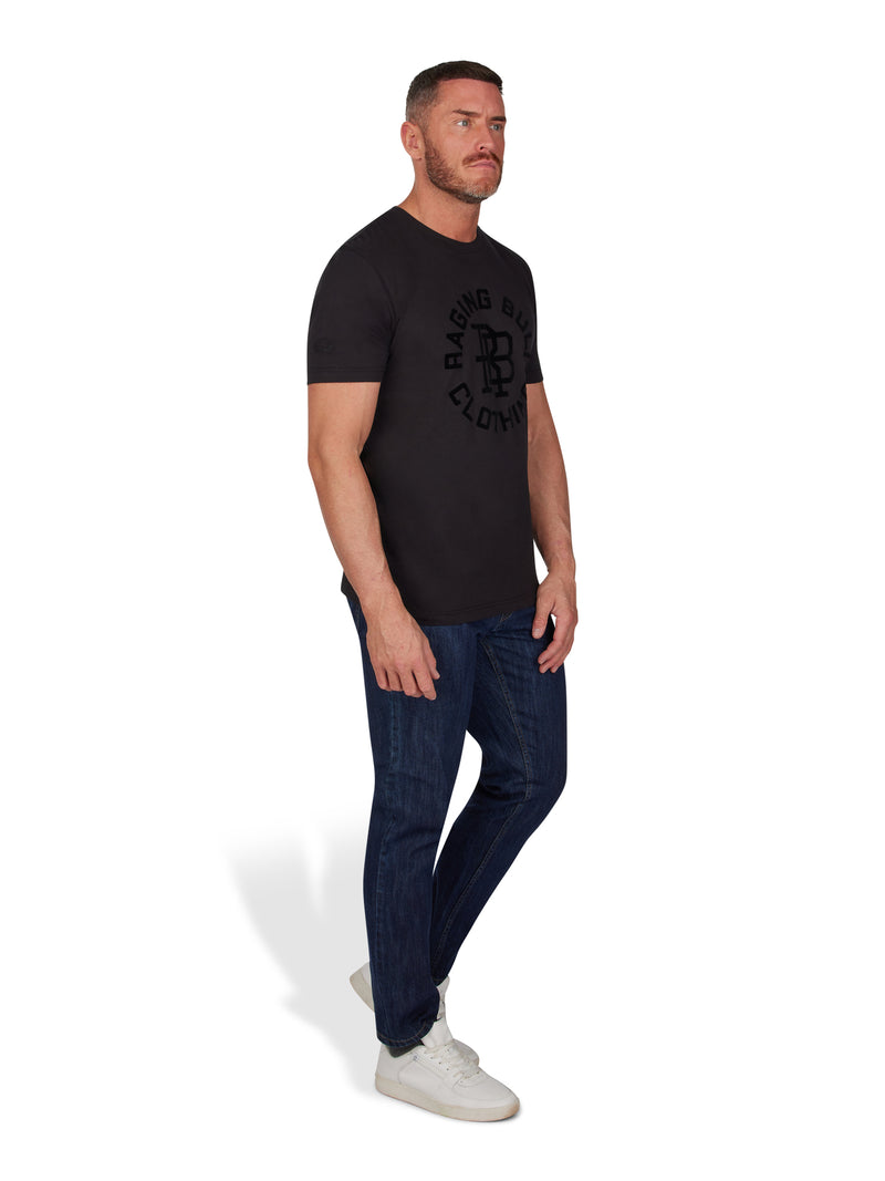 Tonal Monogram T-Shirt - Black