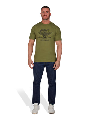 Life Without Brakes T-Shirt - Army Green