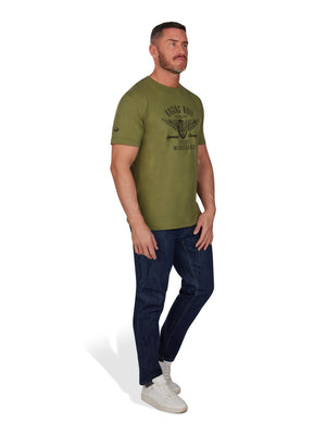 Life Without Brakes T-Shirt - Army Green