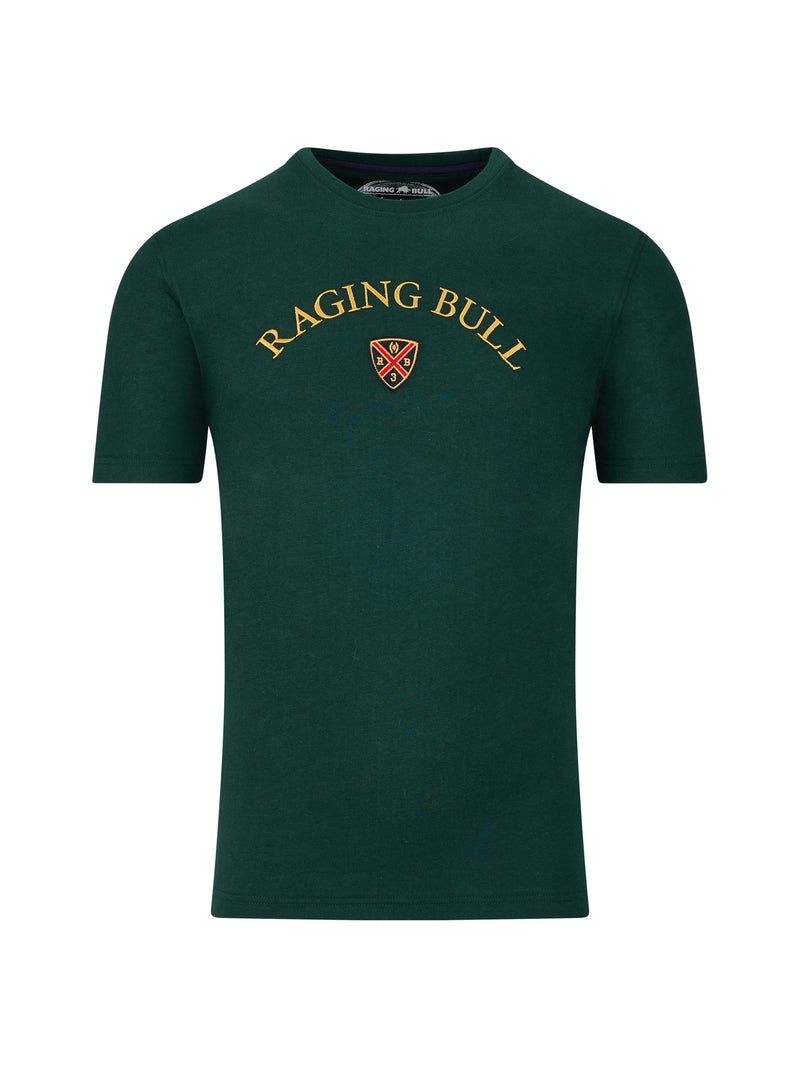 RB Crest Embroidered T-Shirt - Forest