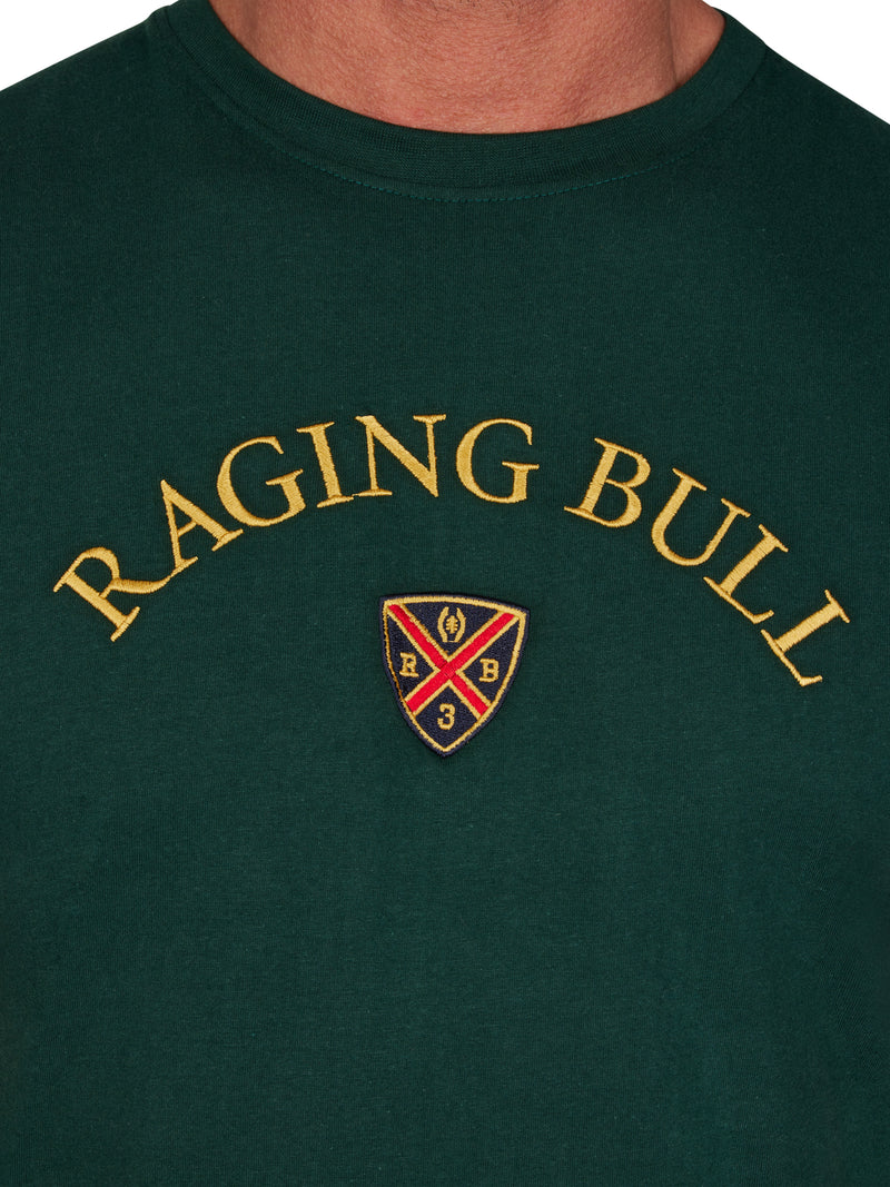 RB Crest Embroidered T-Shirt - Forest