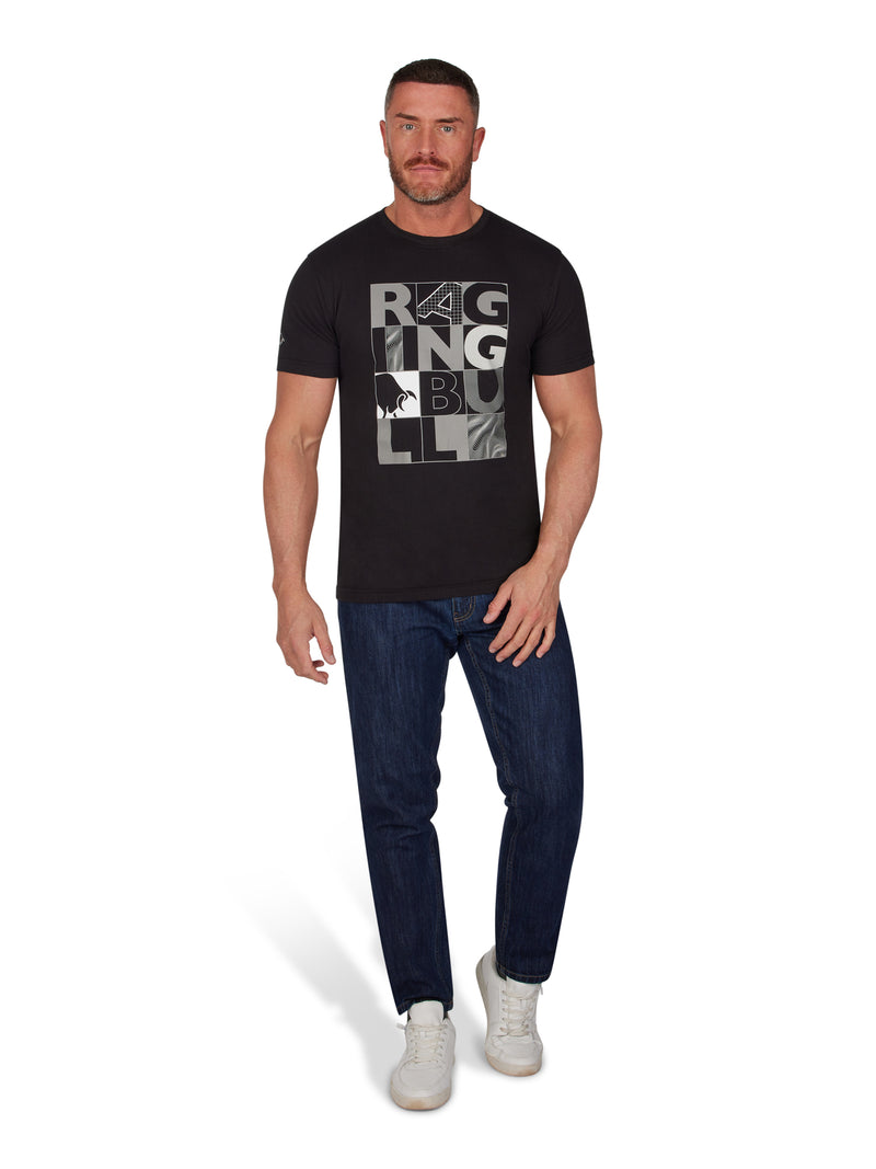 Block Collage T-Shirt - Black