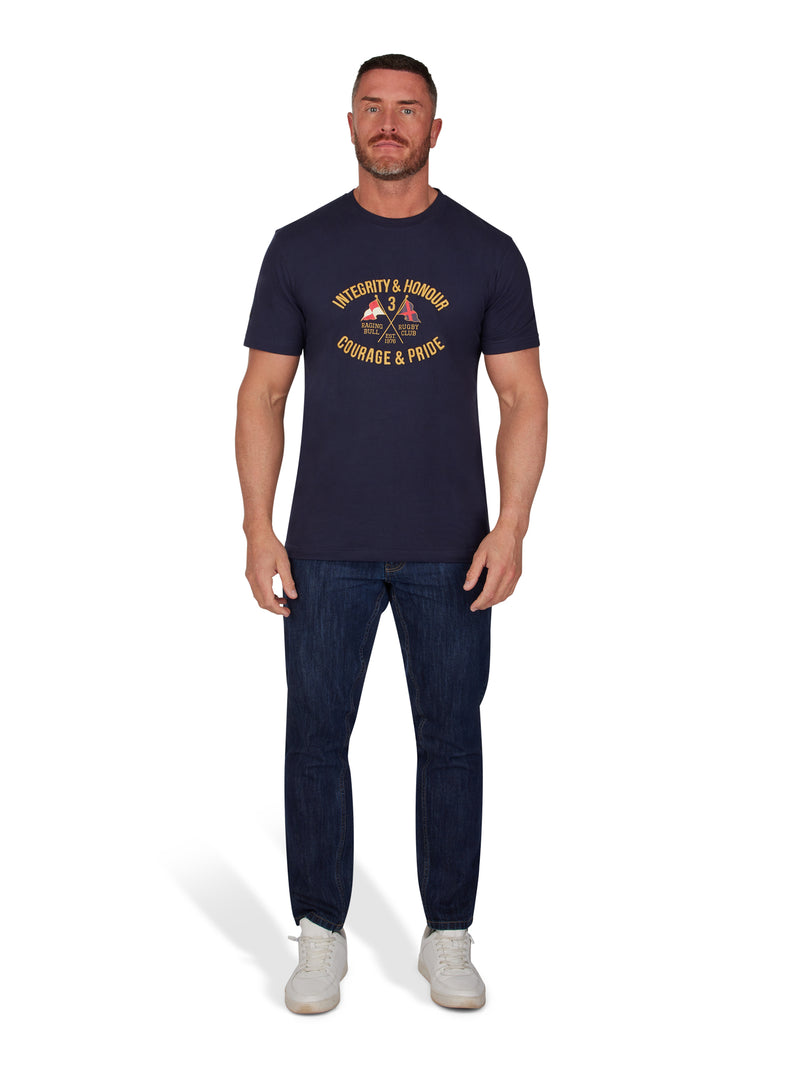 Integrity Flag T-Shirt - Navy