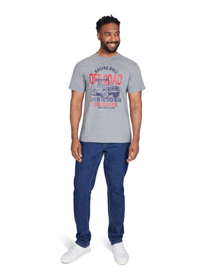 Off Road T-Shirt - Grey Marl