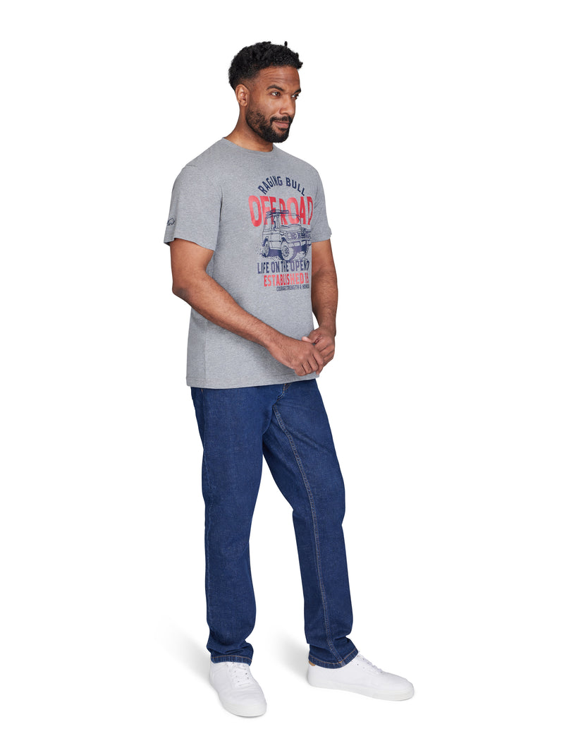 Off Road T-Shirt - Grey Marl