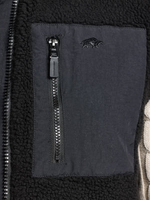 Heavy Borg Fleece Gilet - Black