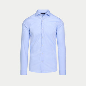 Long Sleeve Premium Dobby Cotton Oxford Shirt - Sky Blue