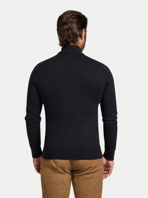 Turtle Neck Knit - Black