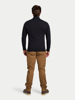 Turtle Neck Knit - Black