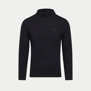Turtle Neck Knit - Black