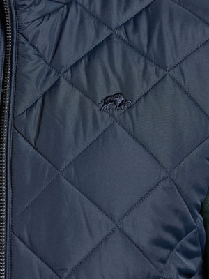 Quilted Gilet - Navy