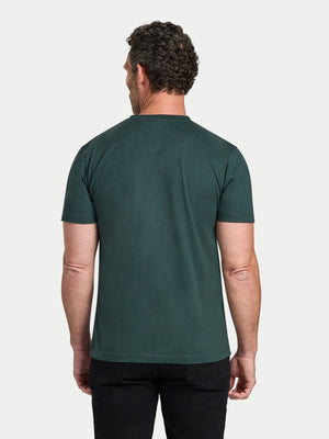 Raging Bull Embroidery T-Shirt - Forest