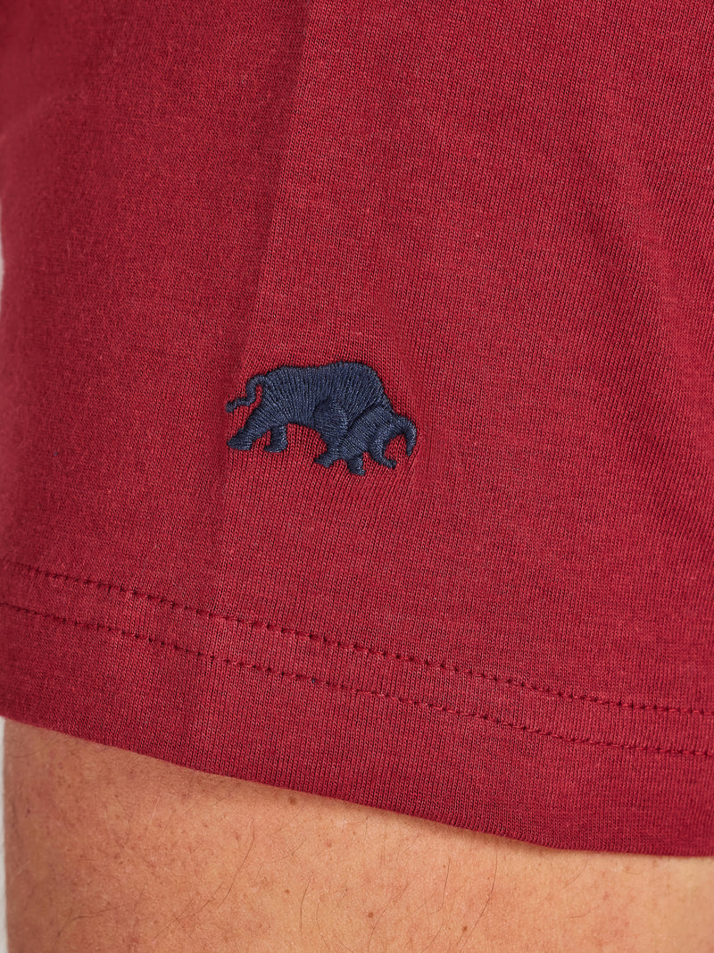 Slash Bull T-Shirt - Claret