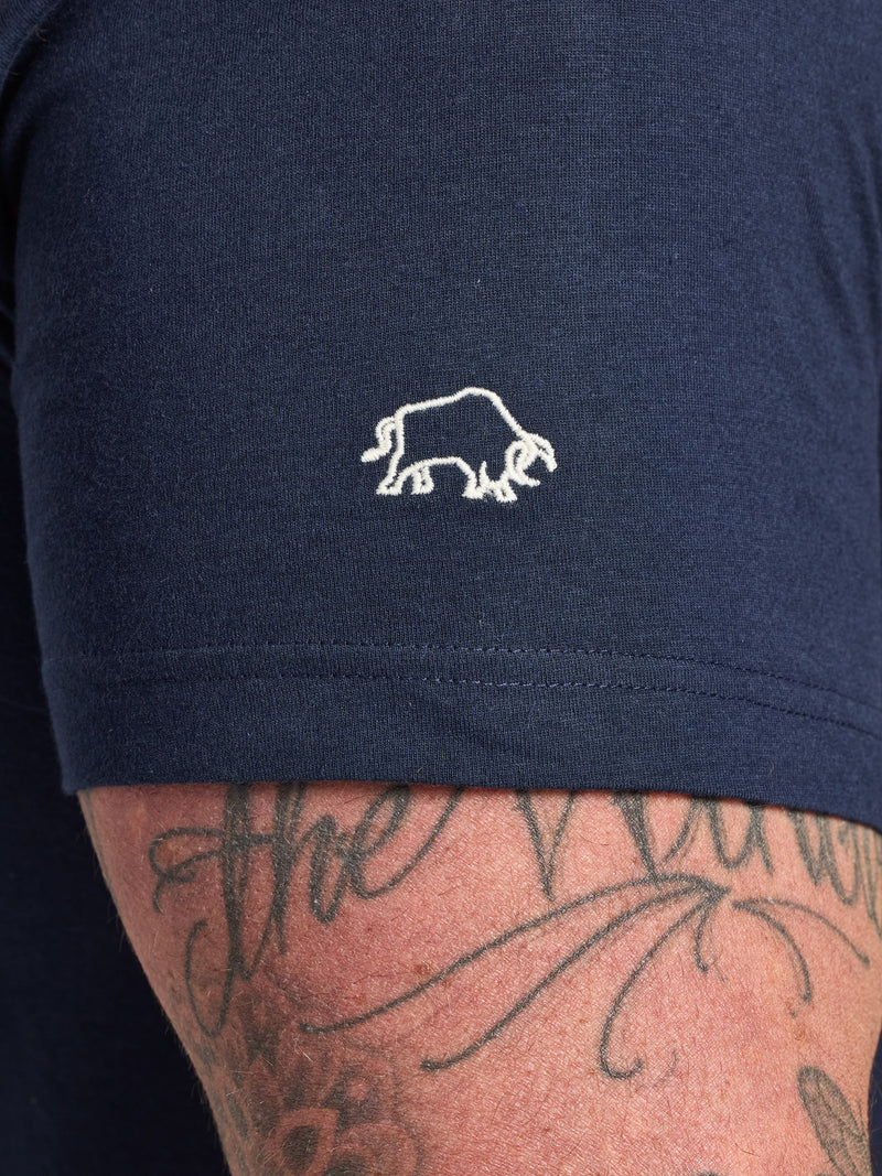 Farmer Bully Boy T-Shirt - Navy