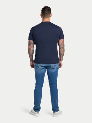 Farmer Bully Boy T-Shirt - Navy